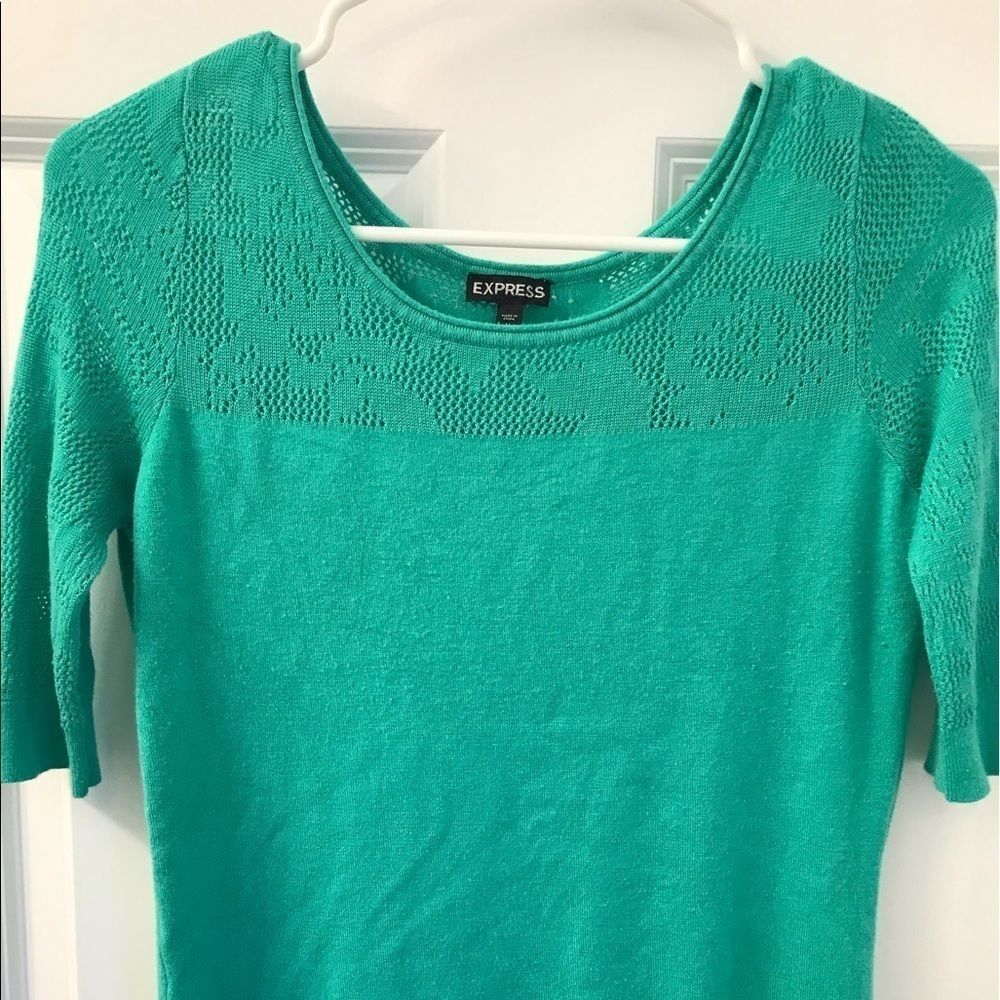 EXPRESS TEAL TOP M